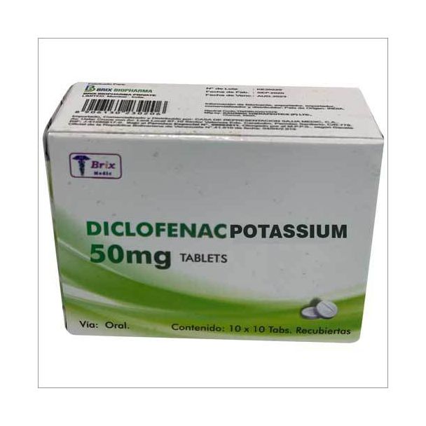 Diclofenac Potassium 50mg